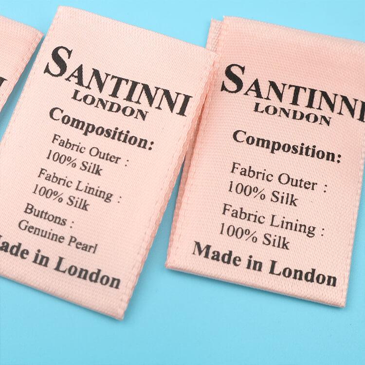 Satin Printed Labels