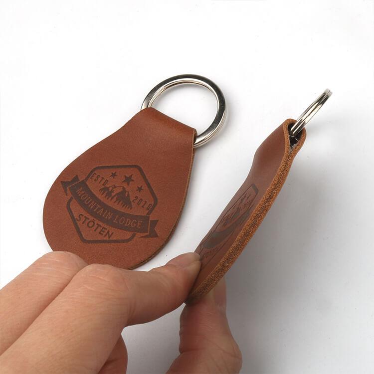 Real Leather Keychains