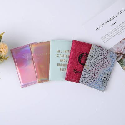 Printed Colorful Credit Card Leather Wallet Standard Passport Holders