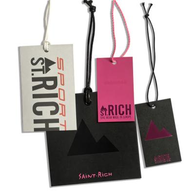 Custom Clothing Paper Hang Tags Labels