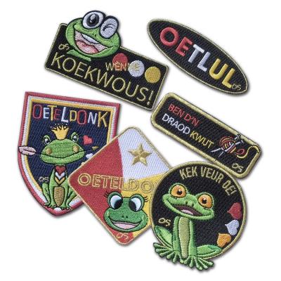 custom embroidered appliques iron on patches