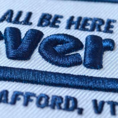 Winslabel Custom Brand Name Logo Luxury 3D Foam Embroidery Letter Iron on Patches Embroidered Supplier Badges for Hat