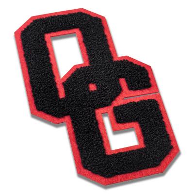 Custom Chenille Patches Heat Transfer Iron on Hoodie