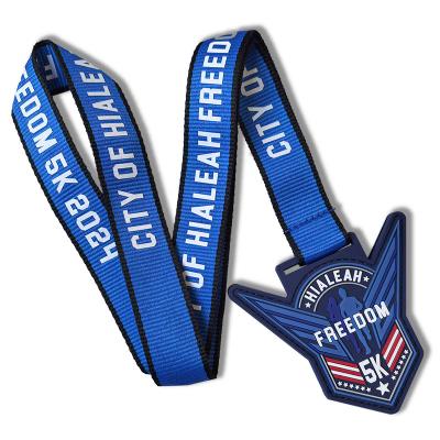 Winslabel Direct Factory 3D PVC Loop  & Hook Patches Custom Raised Logo Silicone Private Brand Sports Promotion Lanyards