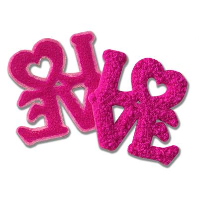 Winslabel Custom Brand Name Chenille Embroidered Logo Iron on Heat Transfer 3D Embroidery Patches Direct Verified Manufacturer